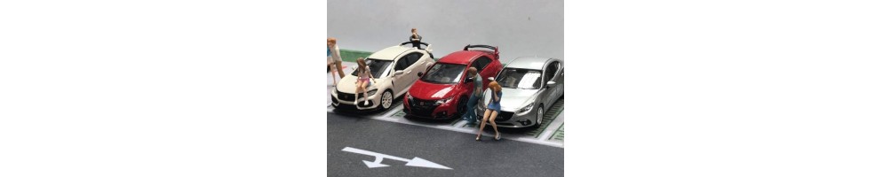 Figures And Accessories For 1/64 Car Miniatures