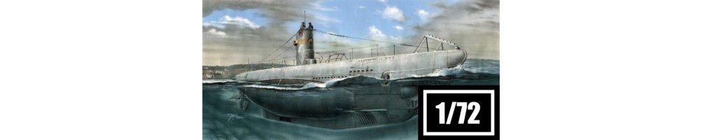 1/72 scale submarines model kits
